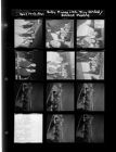 Betty Fruness and Mrs. Terry Sanford (Unknown) (12 Negatives), April 17-18, 1961 [Sleeve 46, Folder d, Box 26]